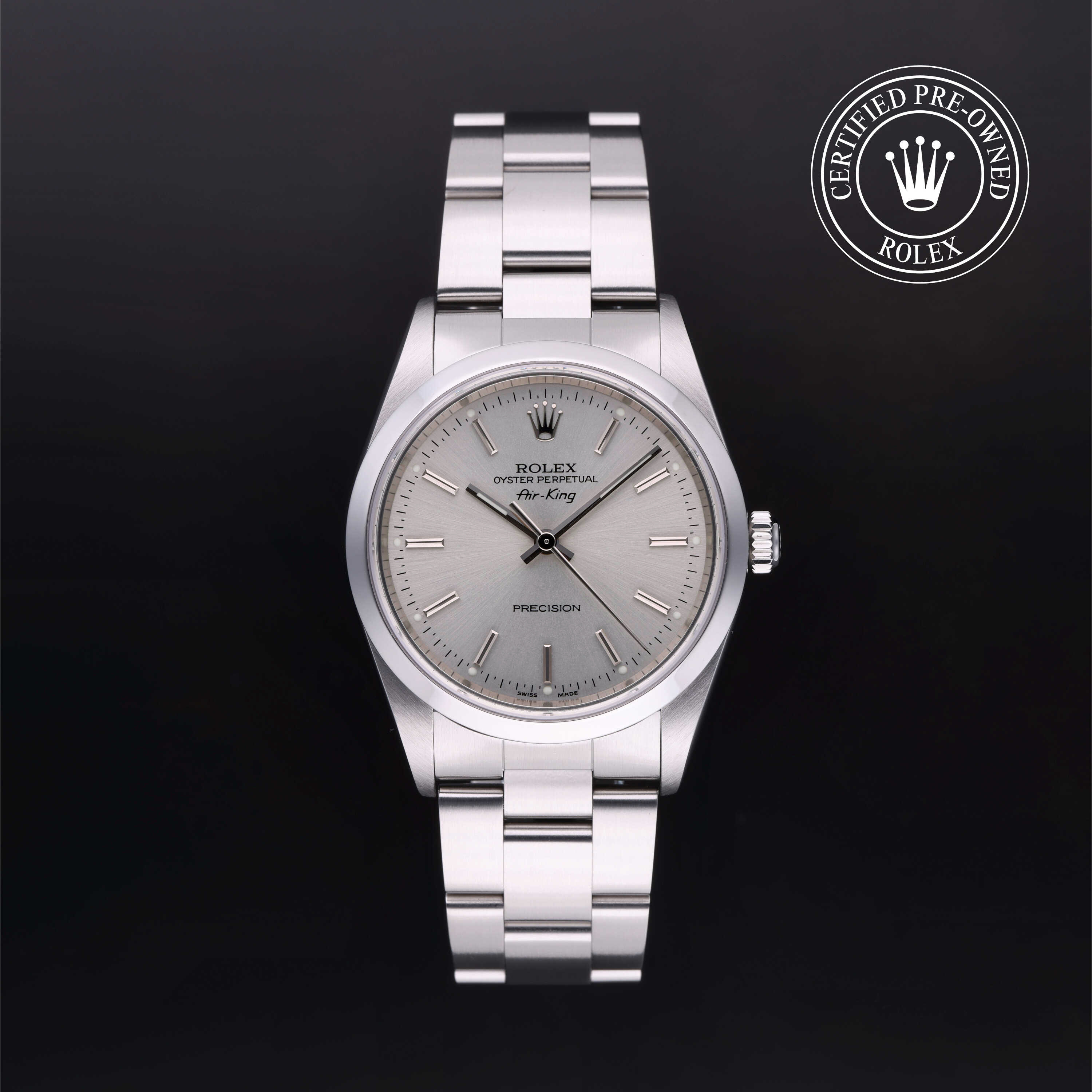 Rolex Certified Pre Owned Oyster Perpetual 34 34 mm in Oystersteel M14000M 0011 Lenkersdorfer